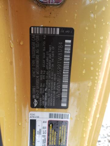 WMWMF73599TW81784 Mini COOPER S