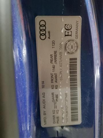 2015 AUDI S5 TECHNIK WAURGBFR2FA024868