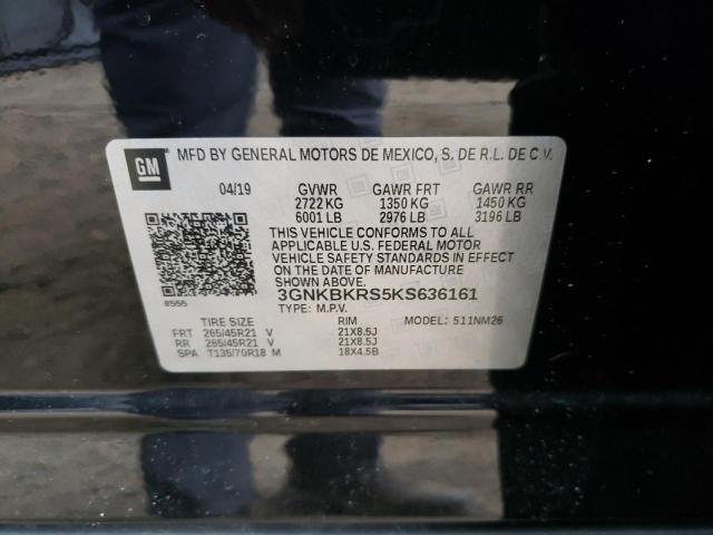 2019 CHEVROLET BLAZER PRE - 3GNKBKRS5KS636161