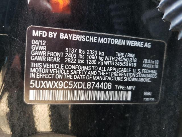 5UXWX9C5XDL874408 BMW X3 Xdrive28i