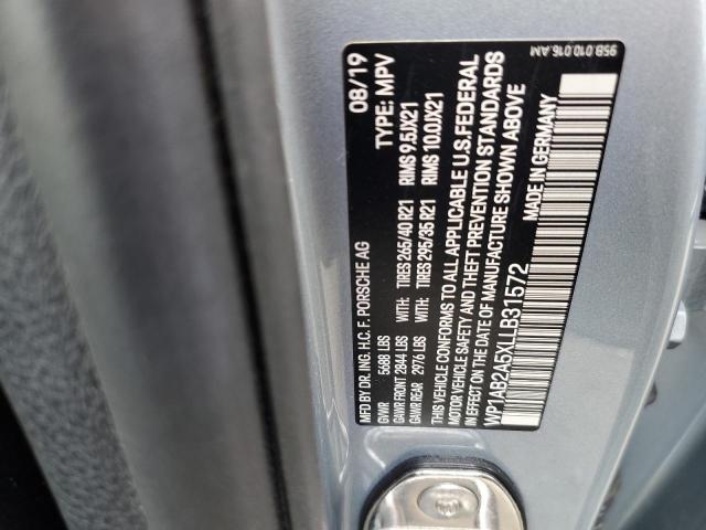 2020 PORSCHE MACAN S - WP1AB2A5XLLB31572