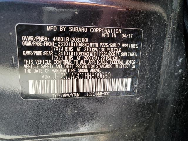 JF2SJAGC1HH809680 Subaru Forester 2.5i Premium