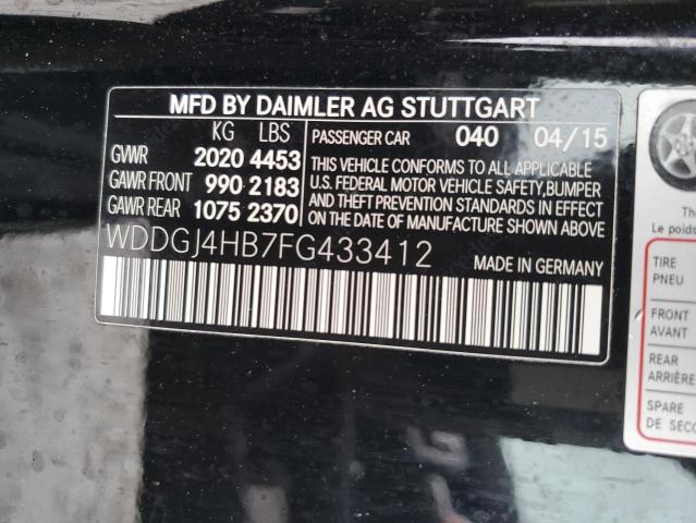 2015 MERCEDES-BENZ C 250 - WDDGJ4HB7FG433412