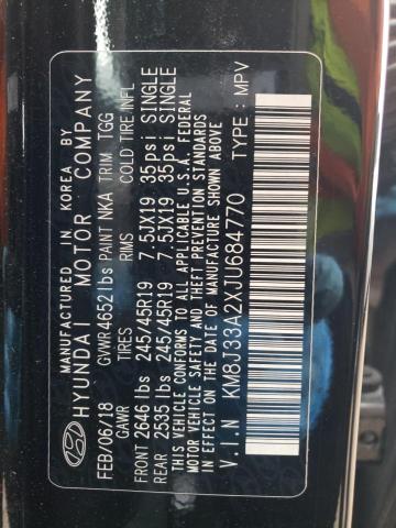2018 HYUNDAI TUCSON VAL - KM8J33A2XJU684770