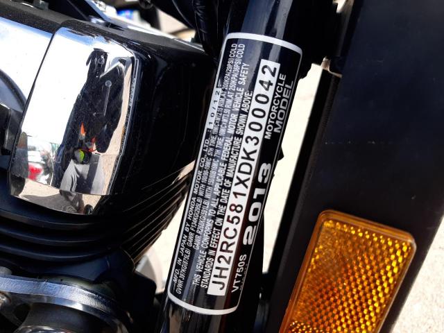 2013 HONDA VT750 S - JH2RC581XDK300042