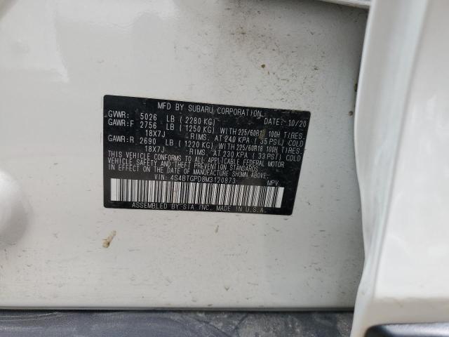 4S4BTGPD8M3120873 Subaru Outback Touring