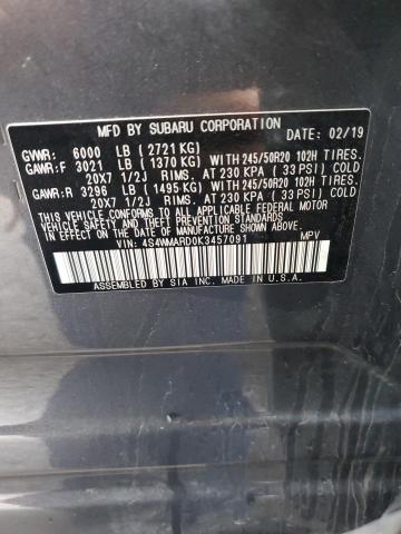 4S4WMARD0K3457091 Subaru Ascent