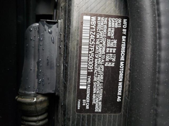 2015 BMW I3 REX - WBY1Z4C57FV503091