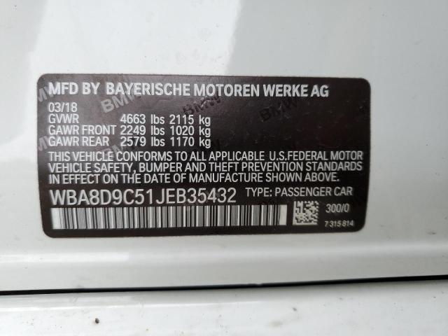 2018 BMW 330 XI - WBA8D9C51JEB35432