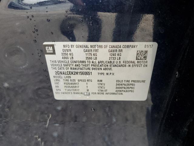 2GNALCEK2H1560651 Chevrolet Equinox