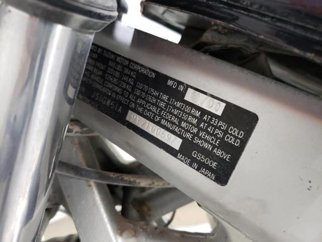 2000 SUZUKI GS500 E - JS1GM51A9Y2100597