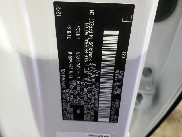 2022 LEXUS NX 250 JTJADCEZ4N5000169