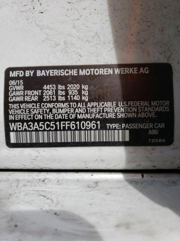 2015 BMW 328 I - WBA3A5C51FF610961