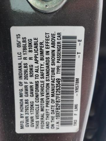 19XFB2F87FE263549 Honda CIVIC EX