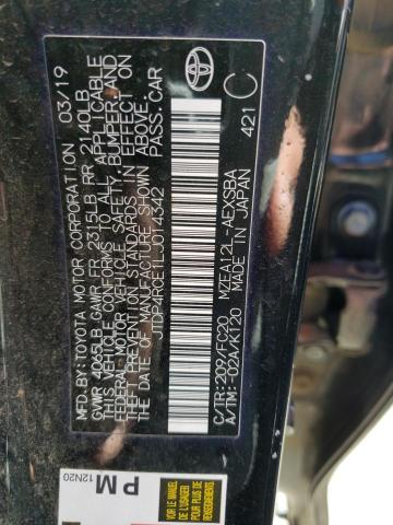 2020 TOYOTA COROLLA SE JTDP4RCE1LJ014342