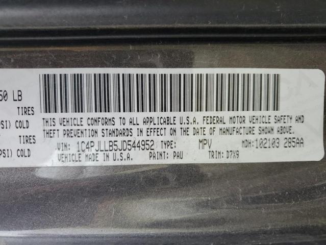 1C4PJLLB5JD544952 Jeep Cherokee Latitude Plus