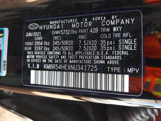 2022 HYUNDAI PALISADE L - KM8R54HEXNU341725