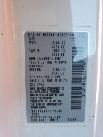 3N6CM0KN8FK735995 Nissan NV200 2.5S