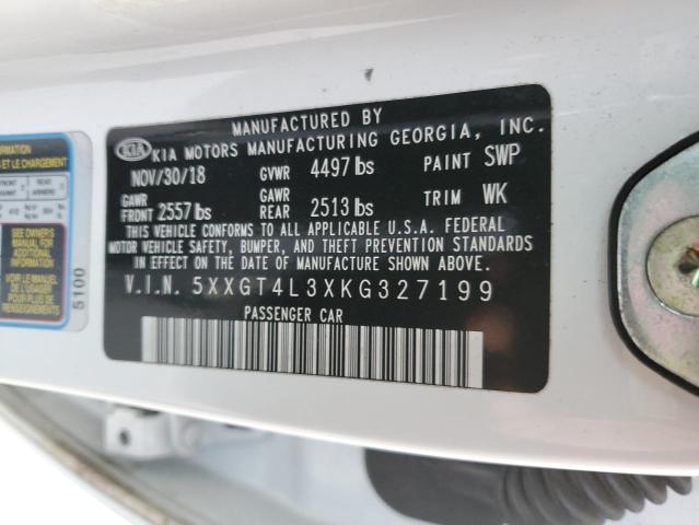5XXGT4L3XKG327199 KIA Optima Lx