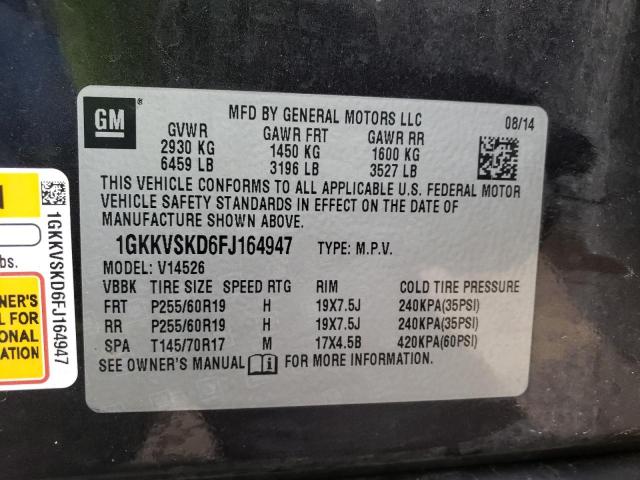 1GKKVSKD6FJ164947 GMC Acadia Slt-2