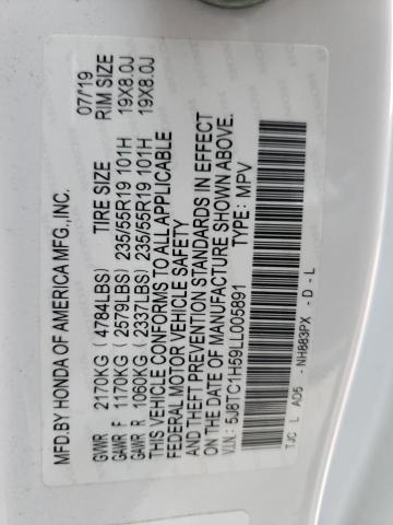 5J8TC1H59LL005891 Acura Rdx Technology