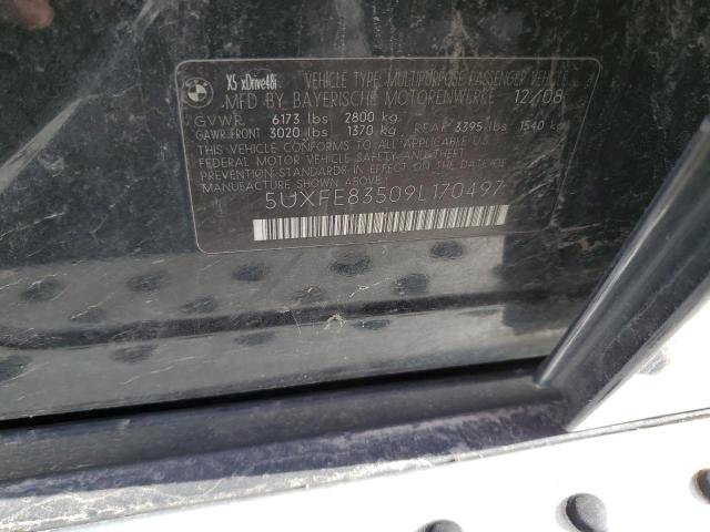 5UXFE83509L170497 BMW X5 Xdrive48i