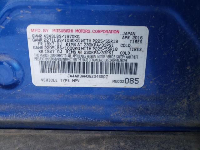 Mitsubishi Outlander Sport Es 2016 JA4AR3AW0GZ046507 Image 12