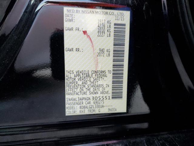 1N4AL3APXGN305551 Nissan ALTIMA 2.5