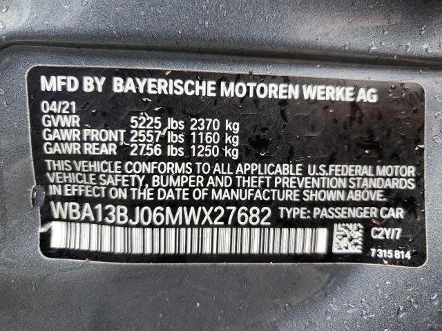 2021 BMW 530 XI - WBA13BJ06MWX27682