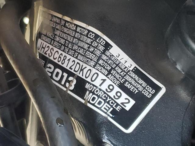 2013 HONDA GL1800 B - JH2SC6812DK001992