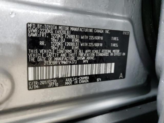 2T3E6RFV1MW014373 Toyota RAV4 XSE 13