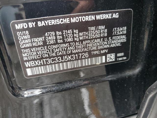 WBXHT3C33J5K31726 BMW X1 Xdrive28i