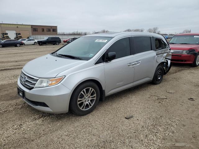 Salvage cars for sale from Copart Kansas City, KS: 2013 Honda Odyssey EXL