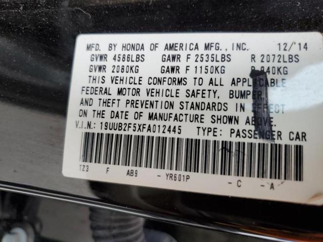 19UUB2F5XFA012445 Acura TLX TECH