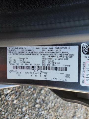 2019 FORD FIESTA SE 3FADP4EJ9KM133688