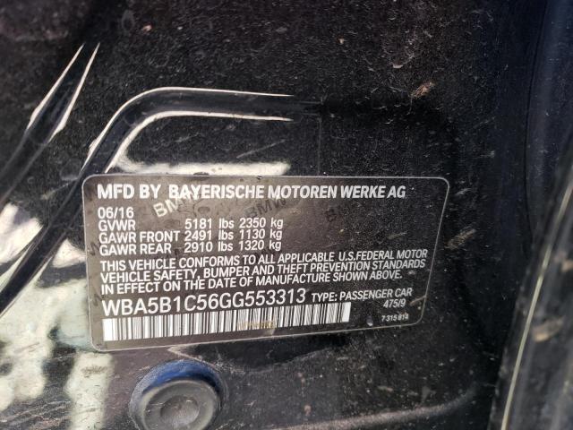WBA5B1C56GG553313 BMW 535 I