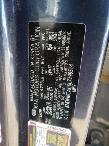 KNDPMCAC0L7799514 KIA Sportage Lx