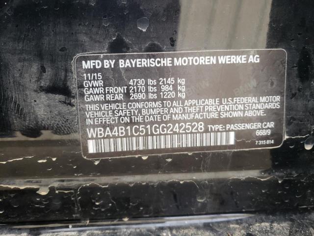 WBA4B1C51GG242528 BMW 435 I Gran Coupe