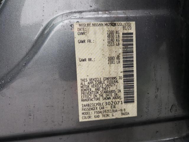 2020 NISSAN LEAF SV PL - 1N4BZ1CP0LC302071