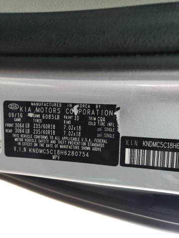 KNDMC5C18H6280754 KIA SEDONA EX