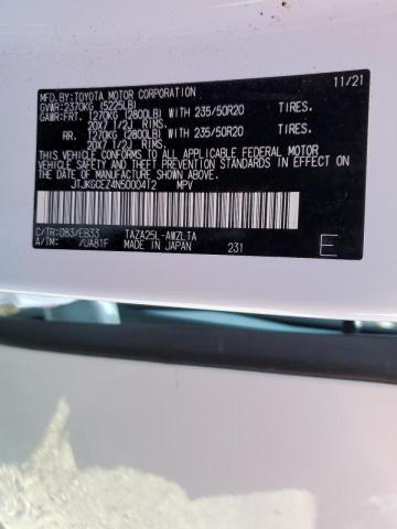 2022 LEXUS NX 350 JTJKGCEZ4N5000412