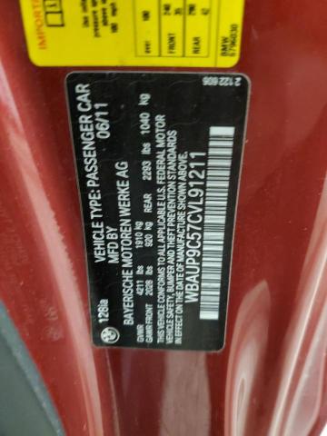WBAUP9C57CVL91211 BMW 128 I