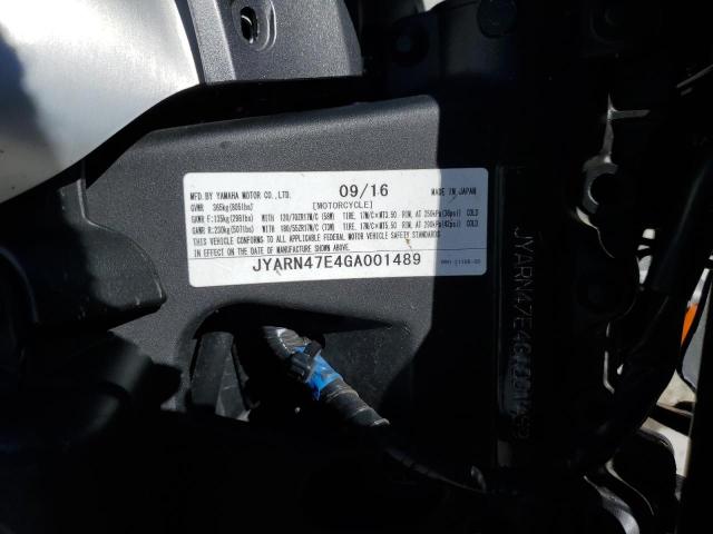 2016 YAMAHA XSR900 60T - JYARN47E4GA001489