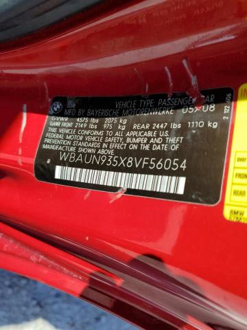 WBAUN935X8VF56054 BMW 135 I