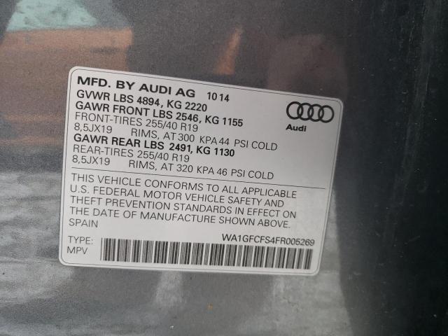 2015 AUDI Q3 PRESTIG - WA1GFCFS4FR005269