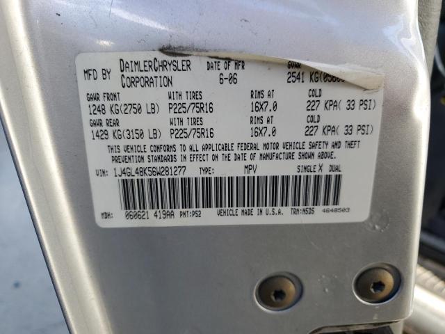 1J4GL48K56W281277 Jeep Liberty Sport