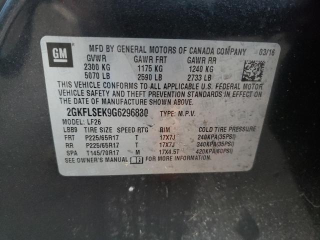 2GKFLSEK9G6296830 GMC Terrain Sle