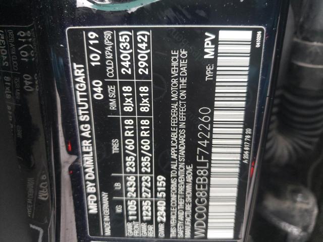 2020 MERCEDES-BENZ GLC 300 4M - WDC0G8EB8LF742260