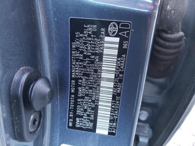 2016 TOYOTA COROLLA L 2T1BURHE3GC489530