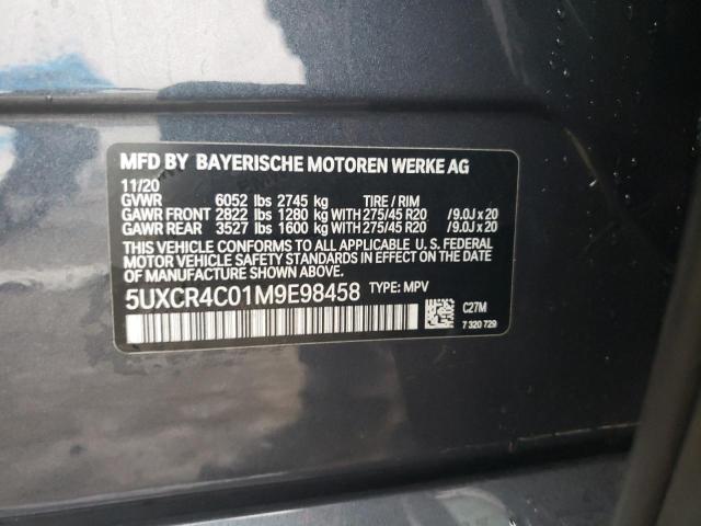 5UXCR4C01M9E98458 BMW X5 Sdrive 40i